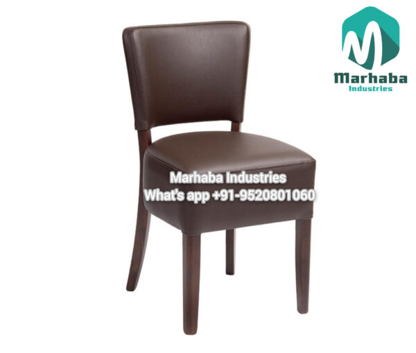 Upholstered Side Chair with Carved Details