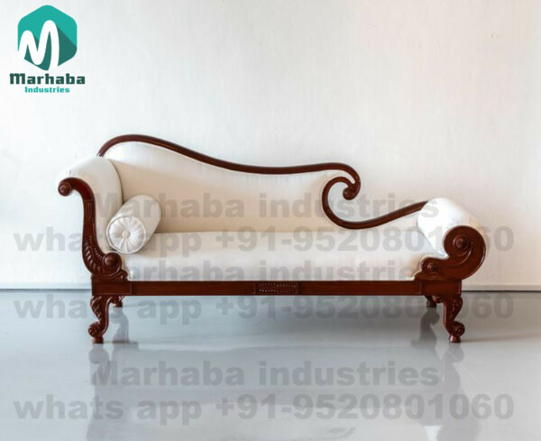 Elegant Carved Sofa for Living Room